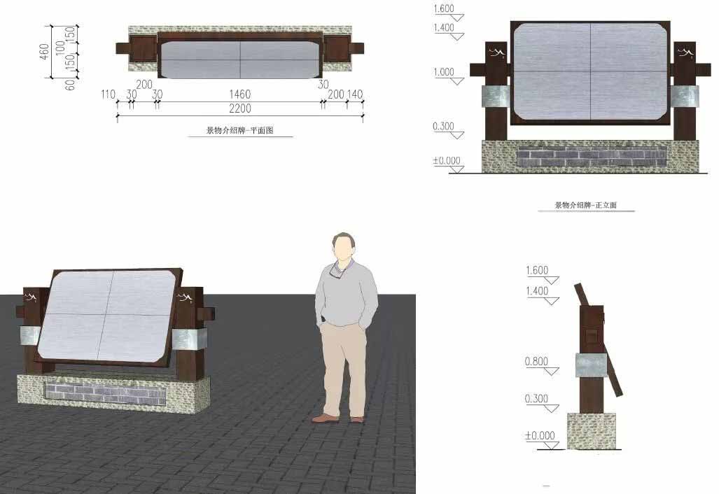 標識牌、景物介紹牌規劃設計
